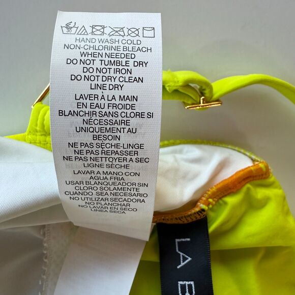 NWT La Blanca Womens Setting Sun Tank One-Piece Swimsuit in Multi Rainbow Size 8 - Picture 8 of 13